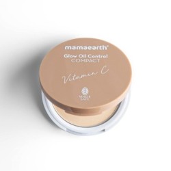 Mamaearth Glow Oil Control Compact SPF 30 with Vitamin C & Turmeric