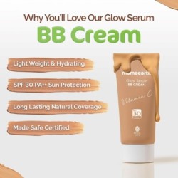 Mamaearth Glow Serum Bb Cream with Vitamin C & Turmeric - Long