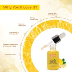 Lotus Herbals Whiteglow Vitamin C and Gold Radiance Face Oil for Dull