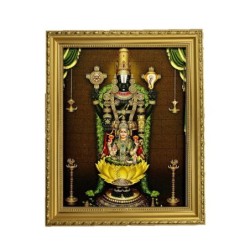 Satvik Lord Tirupati Balaji, Srinivasa, Venkateswara Designer Golden
