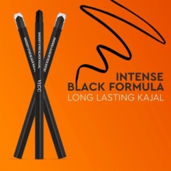 Vlcc Smokey Eyes Black Kajal - Intense Black Color Long Lasting