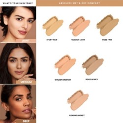 Lakme Absolute White Intense Wet and Dry Compact, Almond Honey