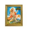 Satvik Lord Hanumanji Flying with Dronagiri Mountain, Designer Golden