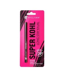 Myglamm Super Kohl Long Stay Kajal Matte Finish - Black Eye Kajal