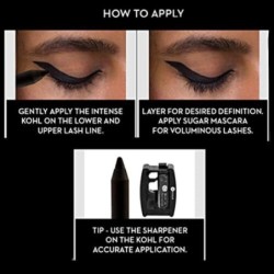 Sugar Cosmetics Stroke of Genius Heavy-Duty Kohl 01 Back to Black