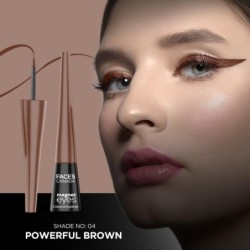 Facescanada Magneteyes Color Eyeliner Gel - Powerful Brown,glossy