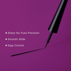 Pilgrim Black Scandal Eyeliner Pencil Intense Matte Finish Smudge