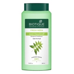 Biotique Fresh Neem Anti Dandruff Shampoo and Conditioner Controls