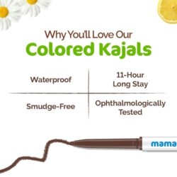 Mamaearth Long Stay Colored Natural Kajal Stick for 11 Hour Long Stay