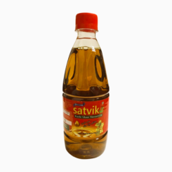 Satvik Pure Kachi Ghani Mustard Oil, Cold Pressed Mustard Oil 500ml