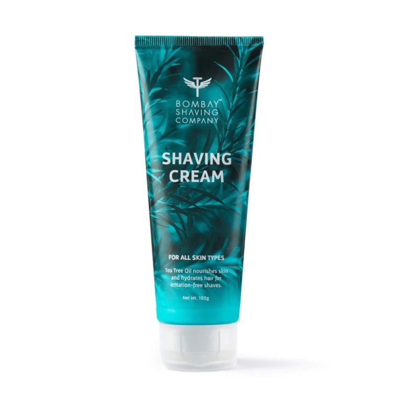Bombay Shaving Company Shaving Cream with Tea Tree Oil, Aloe Vera