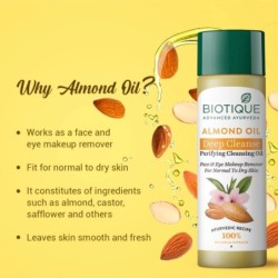 Biotique Bio Almond Oil Soothing Face & Eye Makeup Cleanser