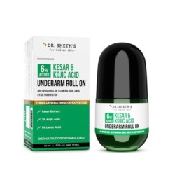 Dr. Sheth's Kesar & Kojic Underarm Roll-on6% Actives-Aha,kojic Acid