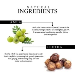 Khadi Organique Amla & Reetha Hair Cleanser 210 Ml