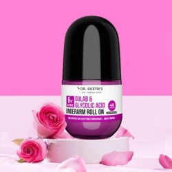 Dr. Sheth's Gulab & Glycolic Acid Underarm Roll-on6% Actives48-Hours