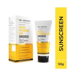 Dr. Sheth's Haldi & Hyaluronic Acid Sunscreen with 1% Hyaluronic Acid