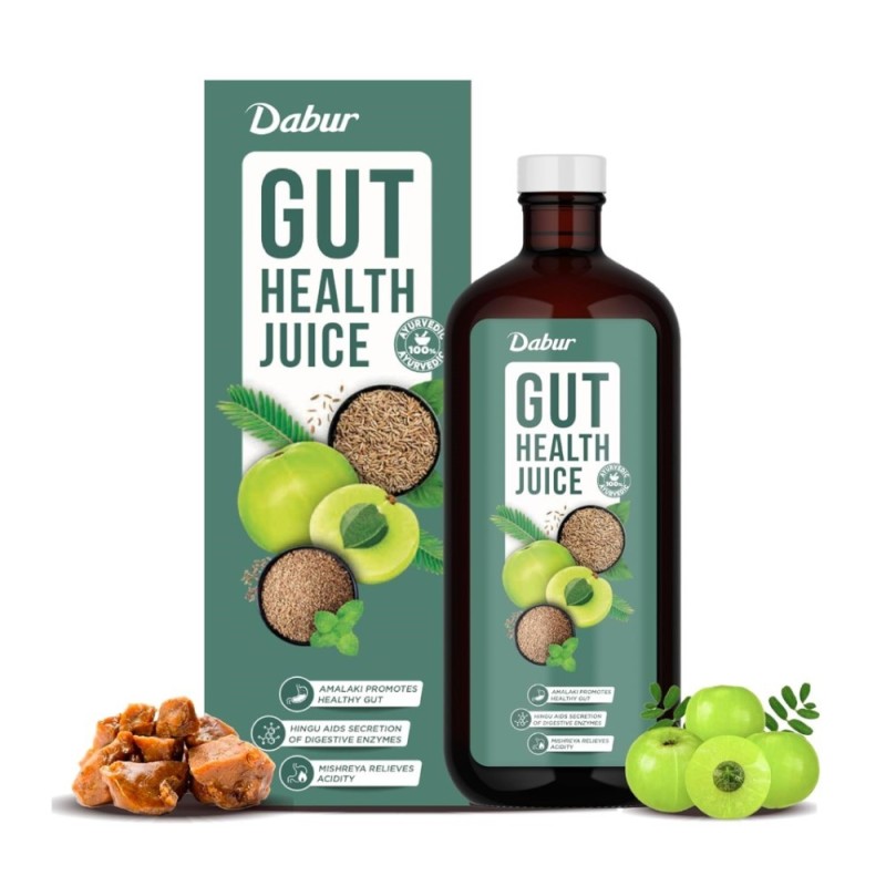 Dabur Gut Health Juice - 100% Natural & Ayurvedic All in One