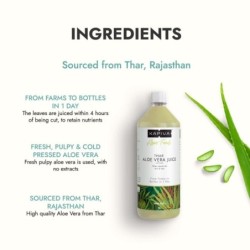 Kapiva Thar Aloe Vera Juice (with Pulp) Rejuvenates Skin and Hair