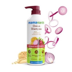 Mamaearth Onion Shampoo, with Onion & Plant Keratin for Hair Fall