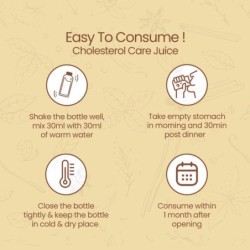 Krishna's Herbal & Ayurveda Cholesterol Care Juice - Contains Honey