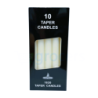 Kodayz Long White Wax Candles (Taper Pillar Candles), of Candles