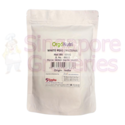 Orgonutri White Vatana Dried White Peas (Safed Matar) High Protein