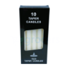 Kodayz Long White Wax Candles (Taper Pillar Candles), of Candles