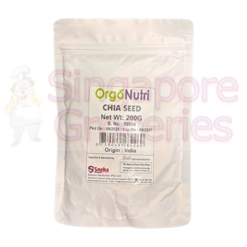 Orgonutri Chia Seeds for Weight Loss Raw, Unroasted & Natural Rich