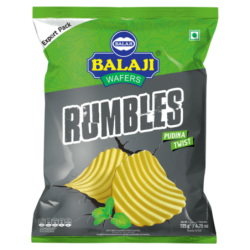 Balaji Rumbles Pumka Twist Crispy Potato Chips - Trans Fat Free Snack