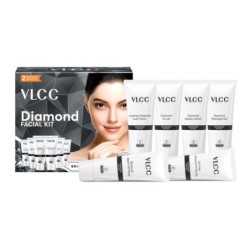 Vlcc Diamond Facial Kit, for Skin Polishing & Purification 60g