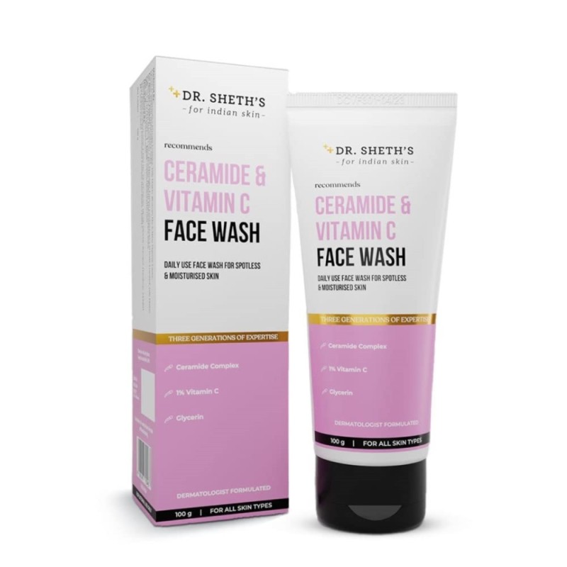 Dr. Sheth's Ceramide & Vitamin C Brightening Face Wash Gently