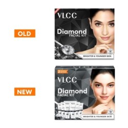 Vlcc Diamond Facial Kit, for Skin Polishing & Purification 60g