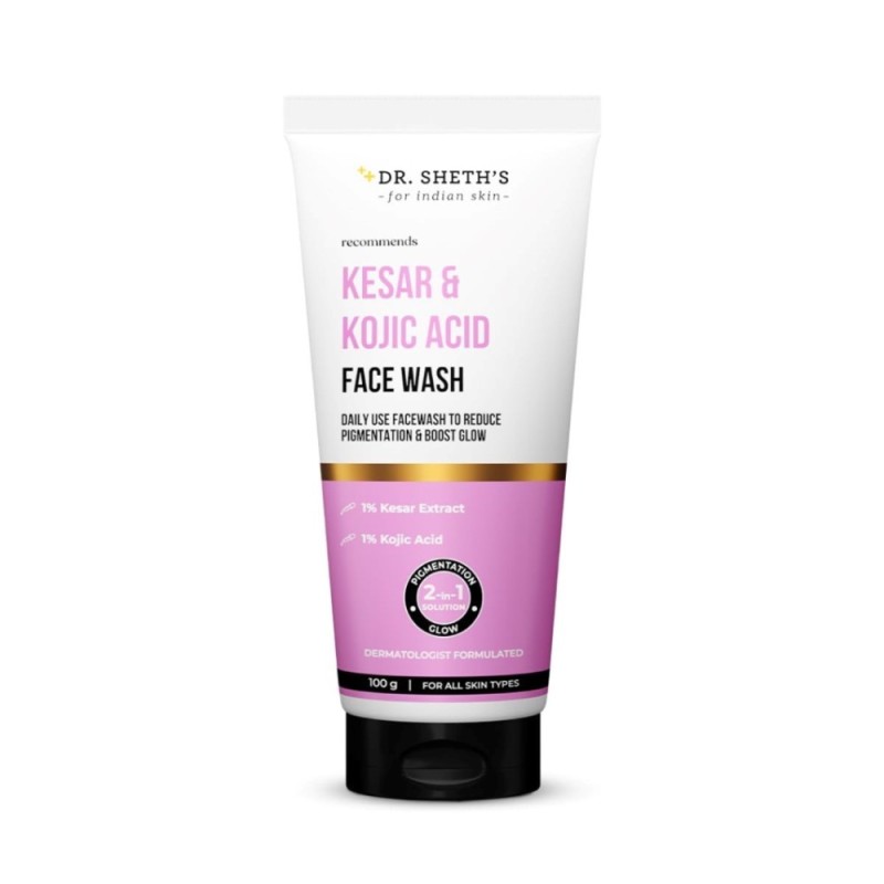 Dr. Sheth's Kesar&kojic Acid Facewashwith Kesar,kojic