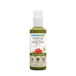 Mamaearth Kerala Thaali Hair Oil with Hibiscus, Bhringraj, Methi Dana