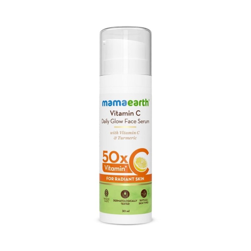 Mamaearth Vitamin C Daily Glow Face Serum for Men & Women - Vitamin C