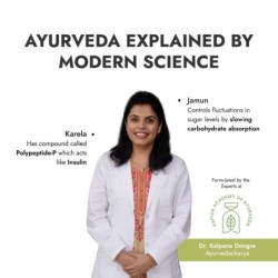 Kapiva Karela Jamun Juice Helps Control Blood Sugar Level and Lower