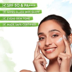 Mamaearth Rice Water Dewy Sunscreen with SPF 50 PA++++ Uva & Uvb