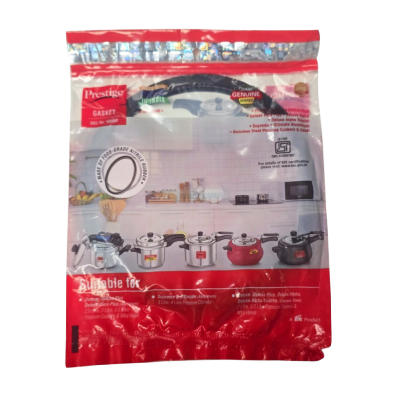 Prestige Stainless Steel Pressure Cooker Rubber Gasket, No Return 3.5l