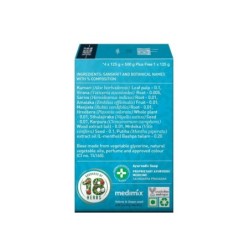 Medimix Ayurvedic Cool Bathing Soap with Menthol, Vetiver & Grape