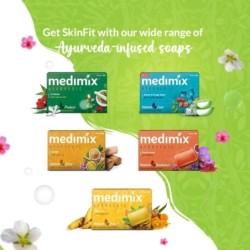 Medimix Ayurvedic Natural Glycerine Bathing Soap with Lakshadi Oil