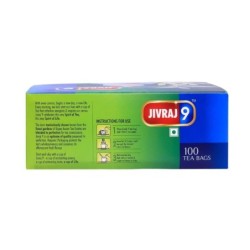 Jivraj 9 Tea Bags - 100 Bags Rich and Flavourful Tea Strong Aromatic