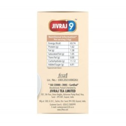 Jivraj 9 Instant Coffee Premix, Vanilla Flavour, 10 Sachets, Pack