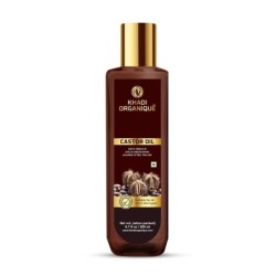 Khadi Organique Castor Oil 100% Pure & Cold Pressed Virgin Grade