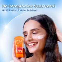 Lotus Herbals Safe Sun Sunscreen Cream - Indian Summer Formula Black