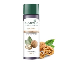 Biotique Walnut Volume and Bounce Shampoo and Conditioner for Fine