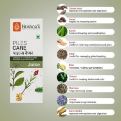 Krishna's Herbal & Ayurveda Piles Care Juice -, Ayurvedic Piles Care