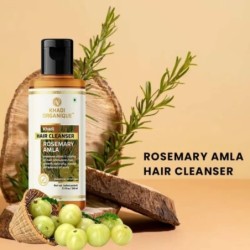 Khadi Organique Rosemary Amla Hair Cleanser - Improves Shine