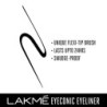 Lakmé Eyeconic Liquid Eye Liner, Black, Long Lasting Matte Waterproof